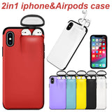 for iPhone 11 Pro Max Case Xs Max Xr X 10 8 7 Plus Cover for AirPods Holder Hard Case New Design for AirPods Case Hot Sale