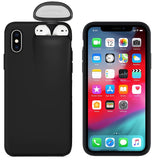 for iPhone 11 Pro Max Case Xs Max Xr X 10 8 7 Plus Cover for AirPods Holder Hard Case New Design for AirPods Case Hot Sale