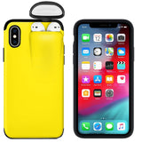 for iPhone 11 Pro Max Case Xs Max Xr X 10 8 7 Plus Cover for AirPods Holder Hard Case New Design for AirPods Case Hot Sale