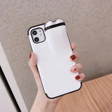 for iPhone 11 Pro Max Case Xs Max Xr X 10 8 7 Plus Cover for AirPods Holder Hard Case New Design for AirPods Case Hot Sale
