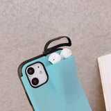 for iPhone 11 Pro Max Case Xs Max Xr X 10 8 7 Plus Cover for AirPods Holder Hard Case New Design for AirPods Case Hot Sale