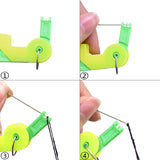 5Pcs New Sewing Needle Threader Thimble Thread Tool Threader Elderly Guide Easy Device Automatic Thread Sewing Supplies