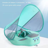 Solid Non-inflatable Baby Swimming Ring floating Float Lying Swimming Pool Toys Bathtub For accessories Swim Trainer Sunshade