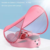Solid Non-inflatable Baby Swimming Ring floating Float Lying Swimming Pool Toys Bathtub For accessories Swim Trainer Sunshade