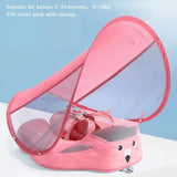 Solid Non-inflatable Baby Swimming Ring floating Float Lying Swimming Pool Toys Bathtub For accessories Swim Trainer Sunshade