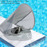 Solid Non-inflatable Baby Swimming Ring floating Float Lying Swimming Pool Toys Bathtub For accessories Swim Trainer Sunshade